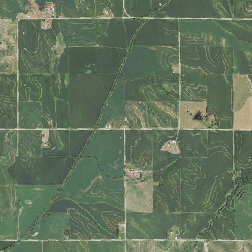 Aerial imagery of Porter School, IA