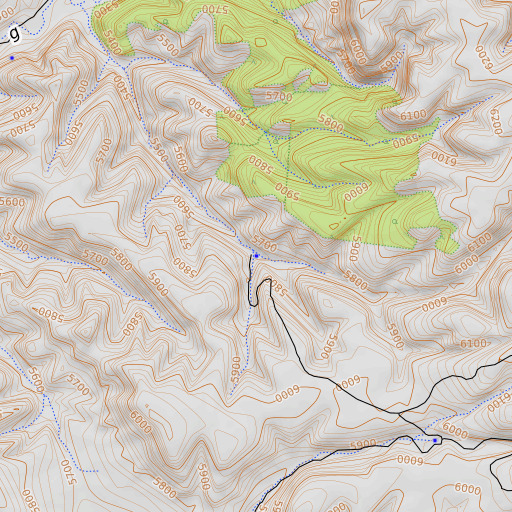 OpenTopoMap map of Fir Spring, AZ