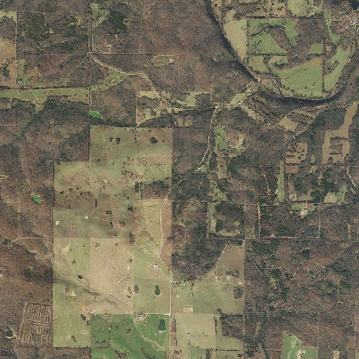 Aerial imagery of Bald Spring, AR
