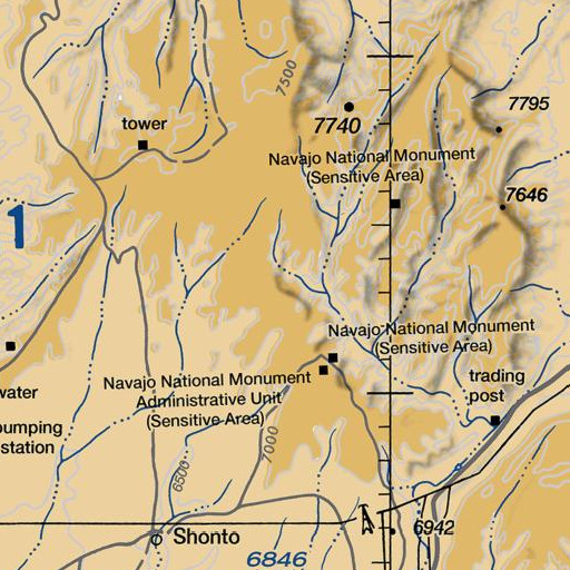 FAA VFR chart of Fir Spring, AZ