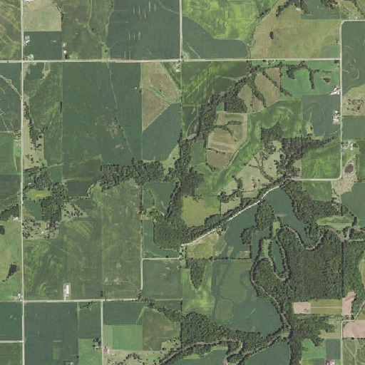 Aerial imagery of Rock Creek, IA