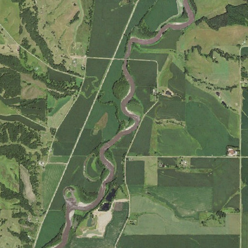 Aerial imagery of Rock Creek, IA