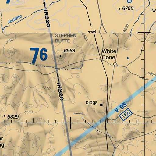 FAA VFR chart of First Flat Mesa, AZ