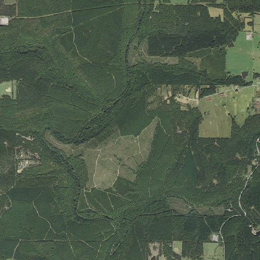 Aerial imagery of Bear Ridge, AR