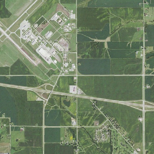 Aerial imagery of White School, IA