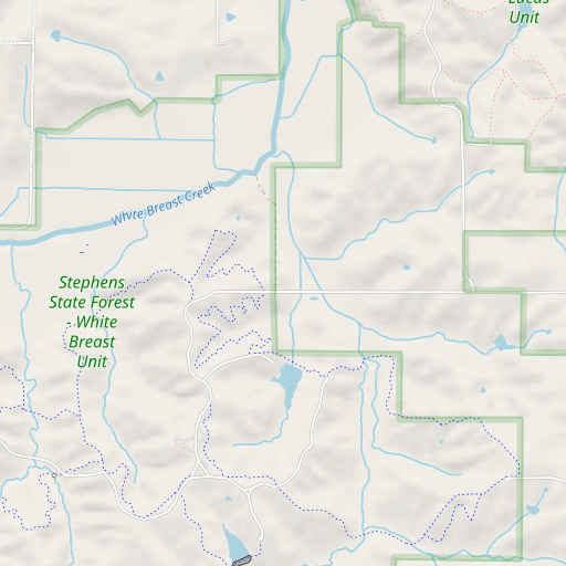 OpenStreetMap map of Whiteoak School, IA