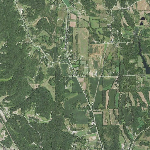 Aerial imagery of Woodland School, IA