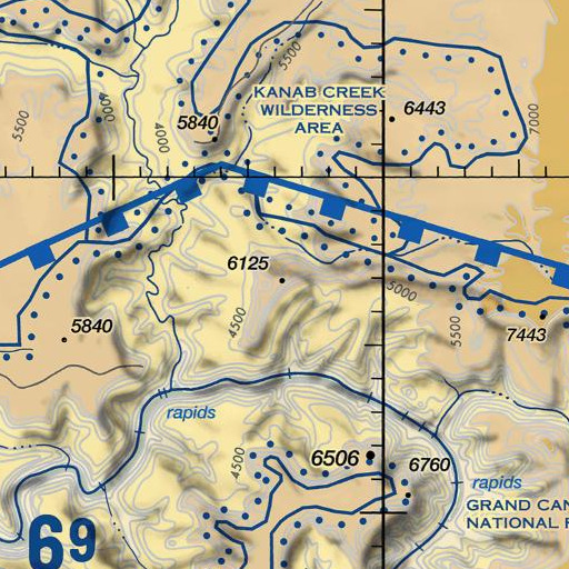 FAA VFR chart of Fishtail Mesa, AZ