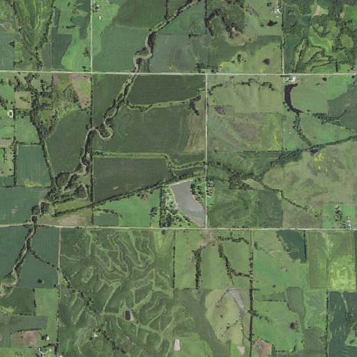 Aerial imagery of Windmill Lake Dam, IA