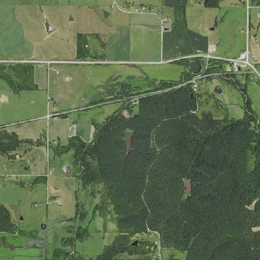 Aerial imagery of Stephens Forest Pond Dam, IA
