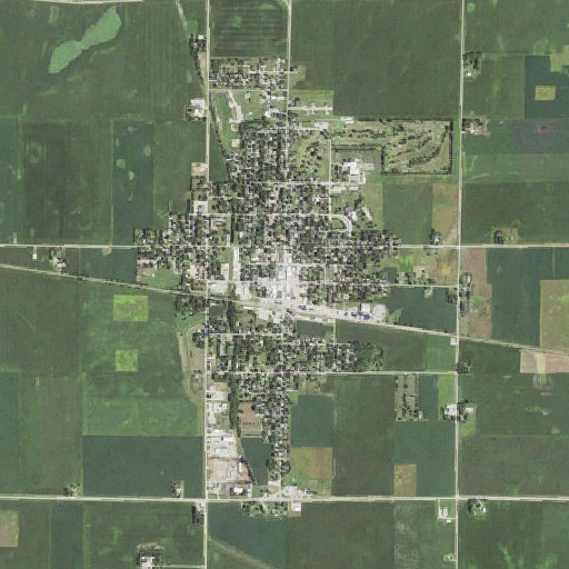 Aerial imagery of Manson, IA