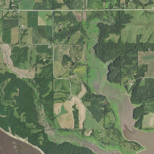 Aerial imagery of Dunreath, IA