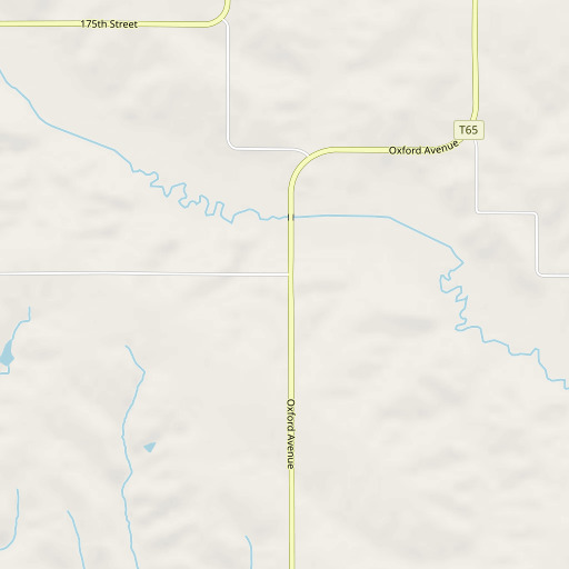 OpenStreetMap map of Adams Townhall, IA