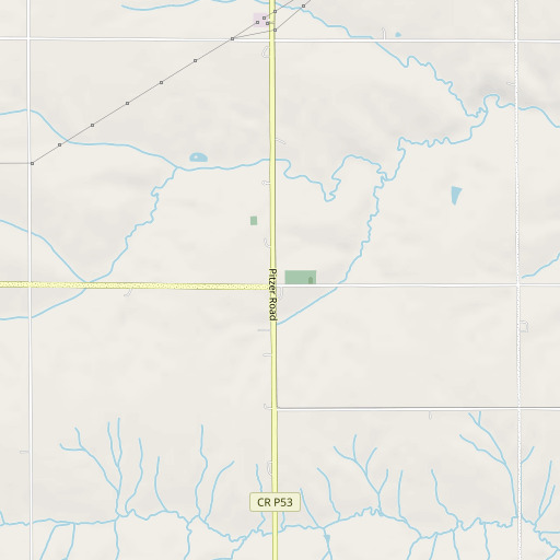 OpenStreetMap map of Penn Townhall, IA