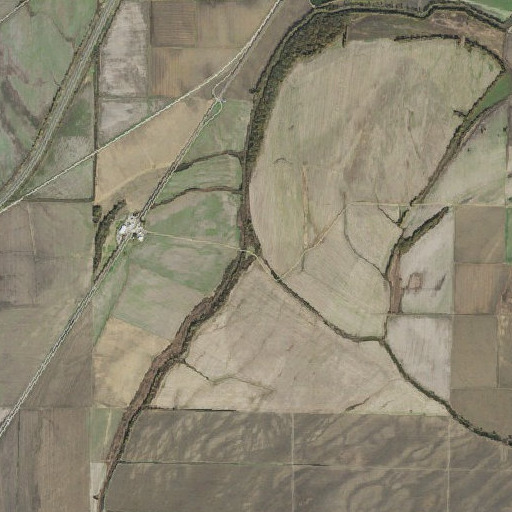 Aerial imagery of Bellhammer Slough, AR