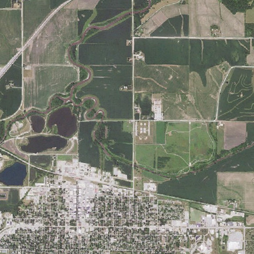 Aerial imagery of KJAN-FM (Atlantic), IA