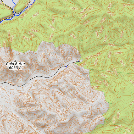 OpenTopoMap map of A-ninetyone Spring, AZ