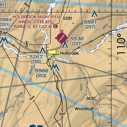 FAA VFR chart of Fivemile Wash, AZ