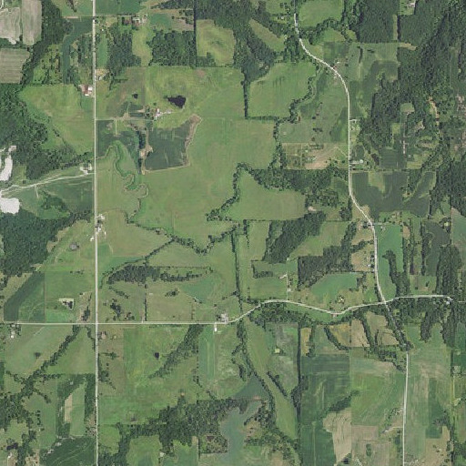 Aerial imagery of Wolf Run, IA