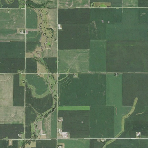 Aerial imagery of Brough, IA