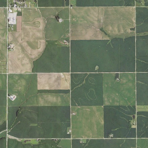 Aerial imagery of Morgan, IA