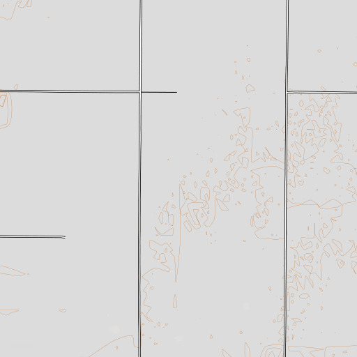 OpenTopoMap map of Birch Creek, AR