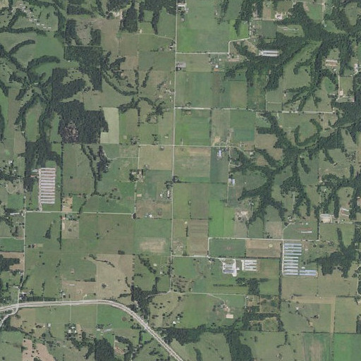 Aerial imagery of Black Jack School, AR