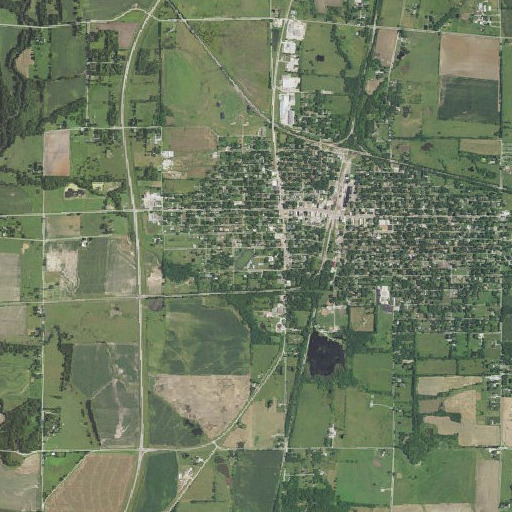 Aerial imagery of Logan Park, KS