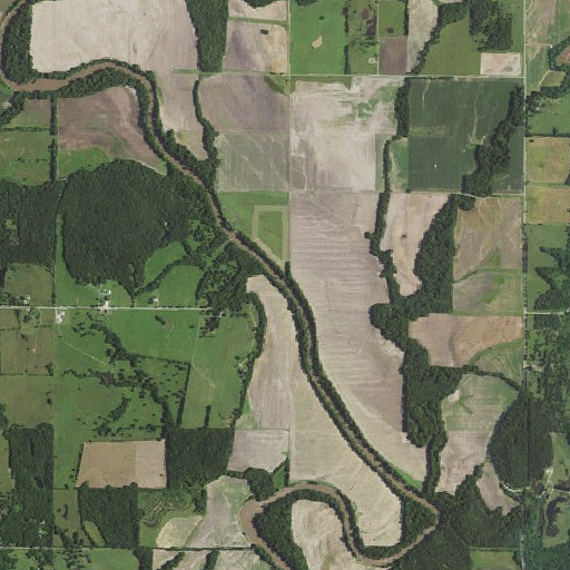 Aerial imagery of Turner Bridge, KS