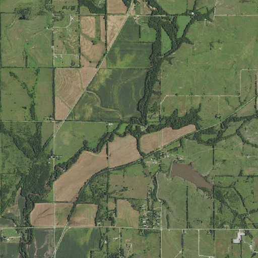 Aerial imagery of Cedar Creek, KS