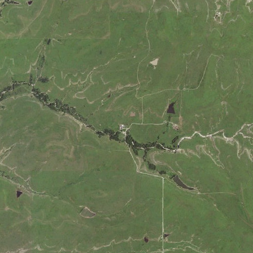 Aerial imagery of Ferguson Ranch, KS