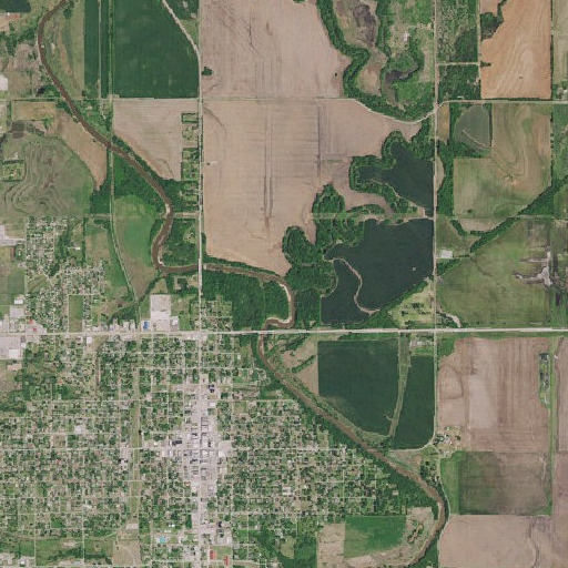 Aerial imagery of Bitter Creek, OK