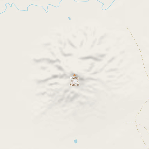 OpenStreetMap map of Flying Butte, AZ