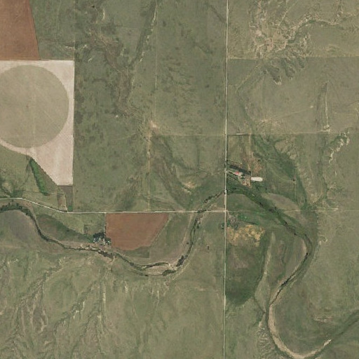 Aerial imagery of Gardner Draw, KS