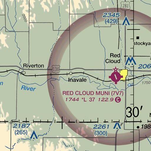 FAA VFR chart of Buffalo Creek, NE