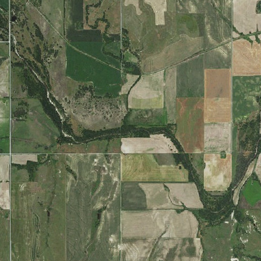 Aerial imagery of Ash Creek, KS