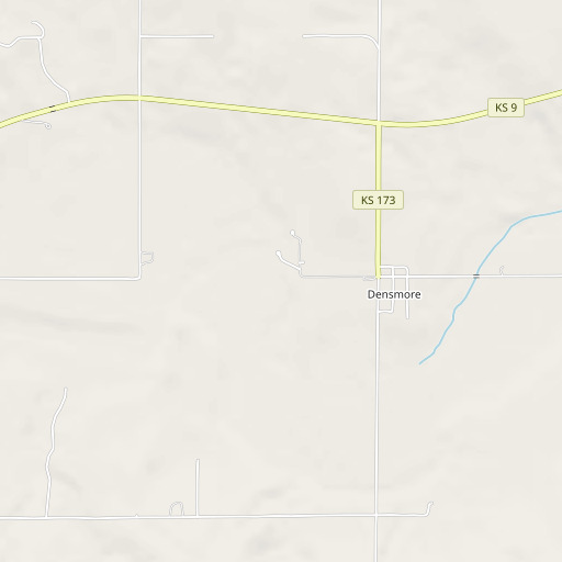 OpenStreetMap map of Sand Creek, KS