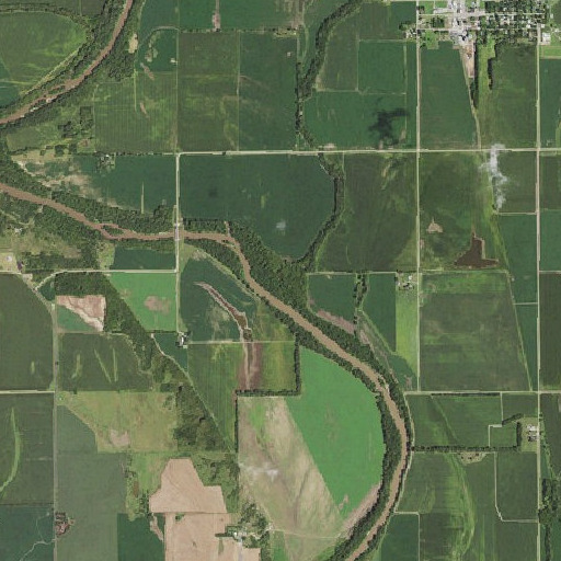 Aerial imagery of Otter Creek, KS