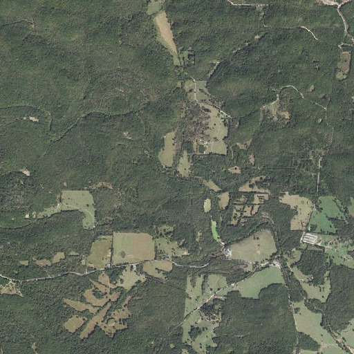 Aerial imagery of Cache Fork, AR
