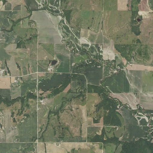 Aerial imagery of Clear Creek, KS