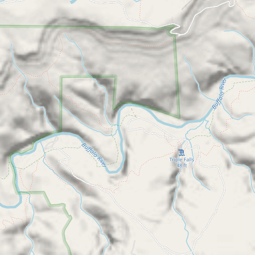 OpenStreetMap map of Camp Orr, AR