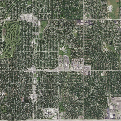 Aerial imagery of Murdock School, KS