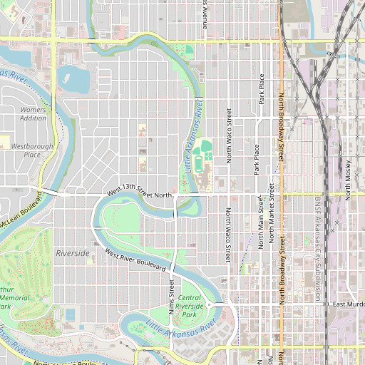 OpenStreetMap map of Minisa Park, KS