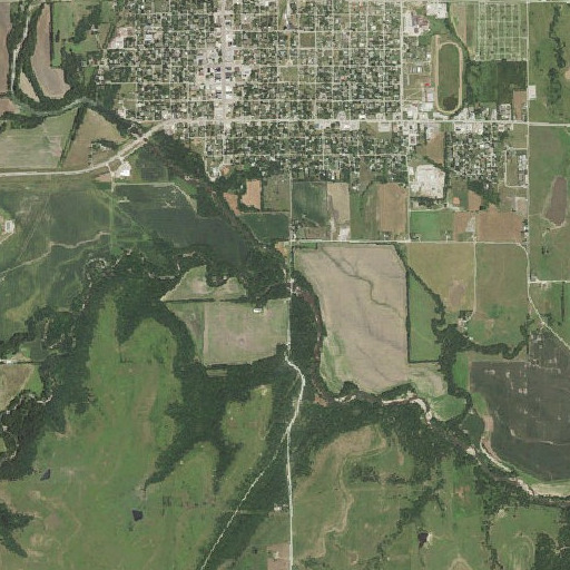 Aerial imagery of Spring Creek, KS