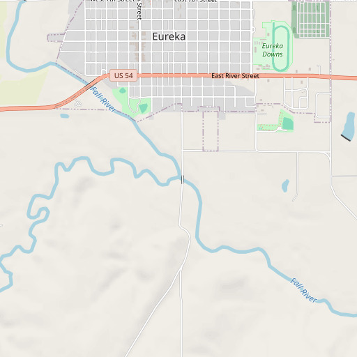 OpenStreetMap map of Spring Creek, KS