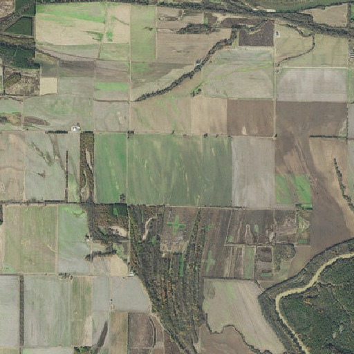 Aerial imagery of Carden Bottom, AR