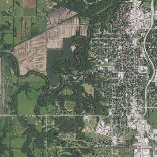 Aerial imagery of Gunn Park, KS