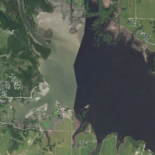 Aerial imagery of Casner Creek, KS