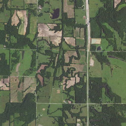 Aerial imagery of Bone Creek, KS