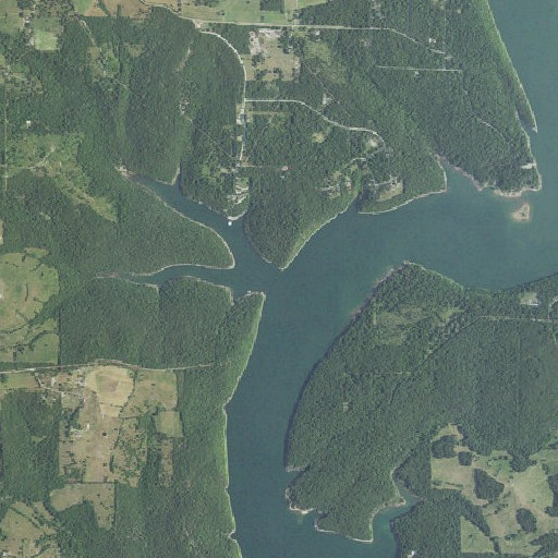 Aerial imagery of Cedar Creek, AR